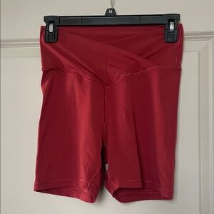 Offline by Aerie Real Me Crossover 5” Bike Short in red